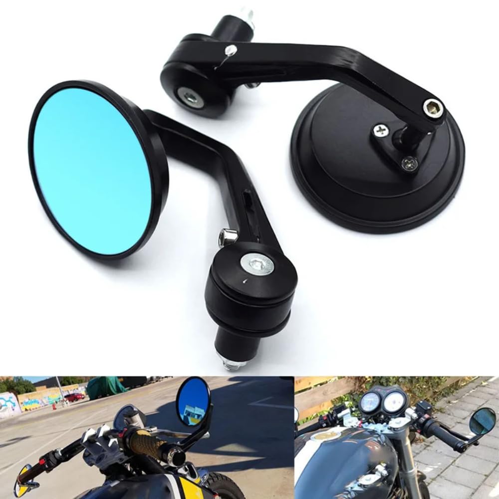 EODIEMD For 2025 XSR125 155 Xsr125 Xsr155 2024-2019 Motorcycle Rearview Mirror 7/8" Round Handlebar