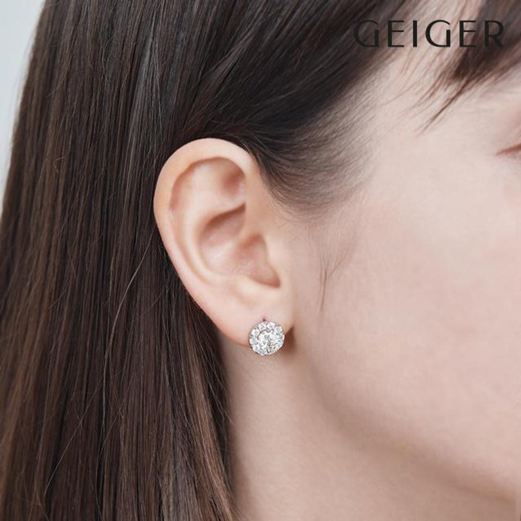 Moissanite Classic Silver Earrings GISVEE121