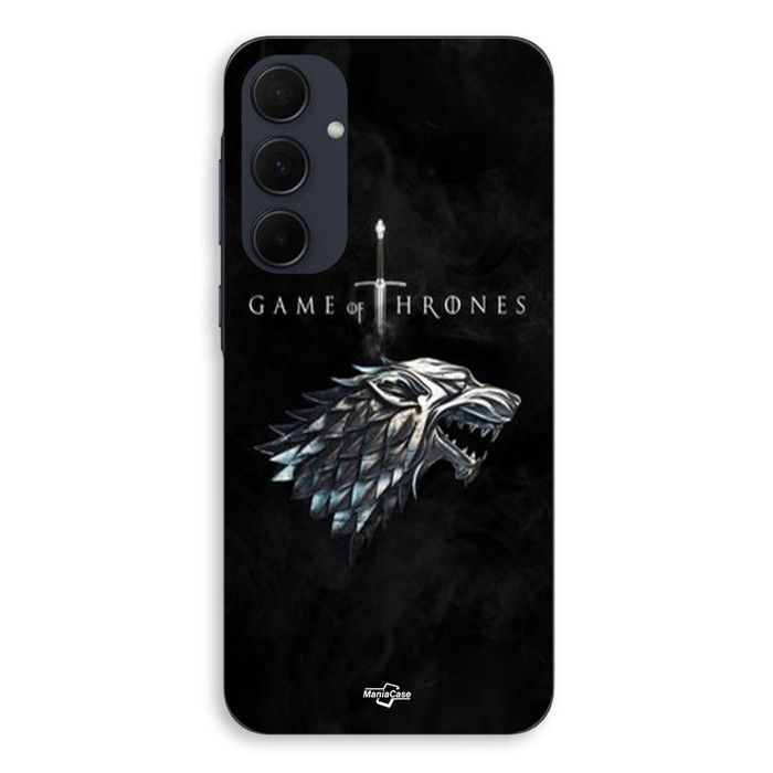 Coque de téléphone - MANIACASE - Samsung galaxy A55 - Silicone - Souple - Game Of Thrones House Stark