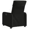 Vidaxl Electric Recliner Armchair, Black, Fabric Upholstered