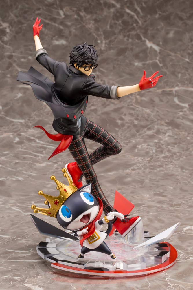 KOTOBUKIYA Persona 5 Dancing Star Night ARTFX J Protagonist Morgana scale PVC painted finished figure & 1/8