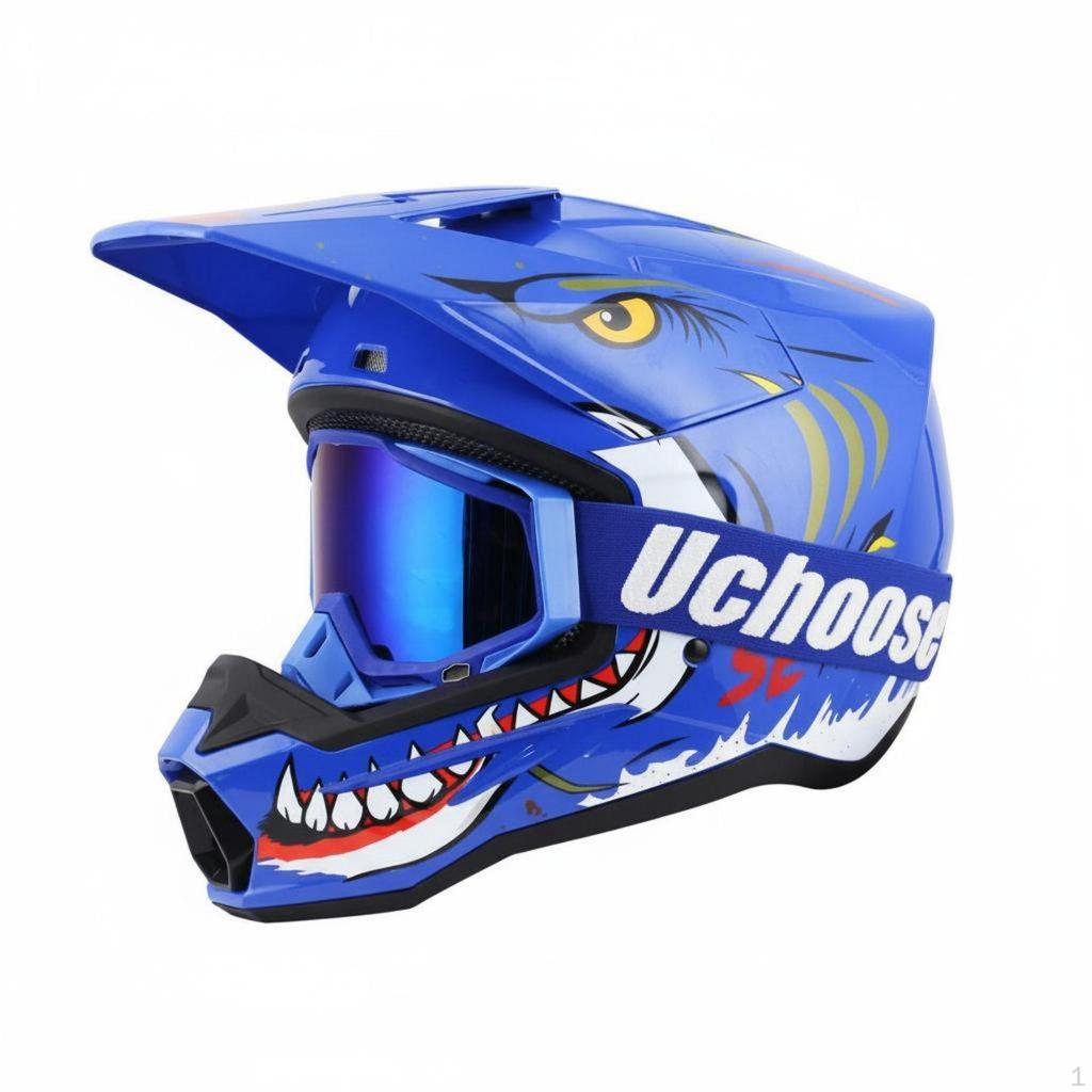 Downhill Mountain Bike Helmet Shell Young Impact Resistant Sports Gear for Kids,