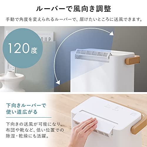 IRIS OHYAMA Dehumidifier Clothes Drying Desiccant Type 6 Tatami Dehumidifier Dehumidification Volume 2.2L With Timer Quiet Design Small Large Capacity