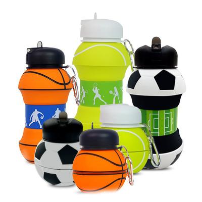 Tazze pieghevoli per bottiglie d'acqua, tazze, sport all'aria aperta, basket, calcio, baseball, tennis, golf, scuola, a prova di perdite, portatili, per bambini