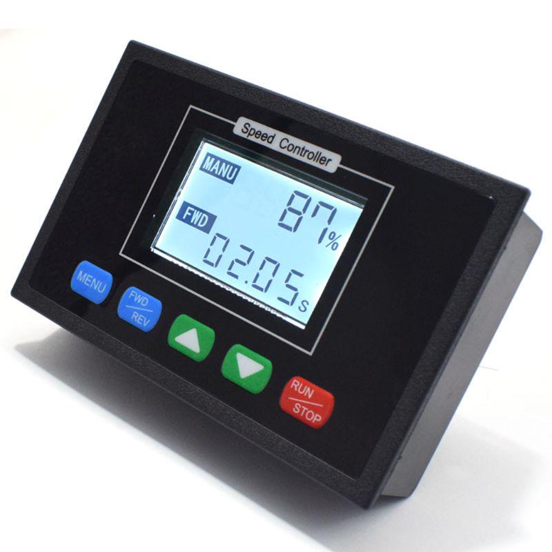 Digital 0~100% PWM Motor Speed Controller DC 12V 24V 36V 48V 40A Time Reversible