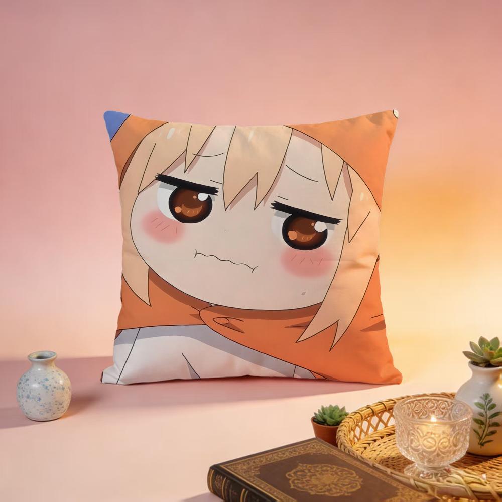 Fashion HHimouto Umaruchaning Cushion Cover Premium SkinFriendly Pillow Case MultiPurpose for Home Office Travel