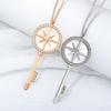 Gorgeous Length Long Key Necklace With Stunning Alloy Pendant For Everyday Wear