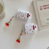 Ins Cherry for AirPods Pro1 Apple Bluetooth Wireless Earphone Cover Leather Flip 1 Generation Cute Pendant