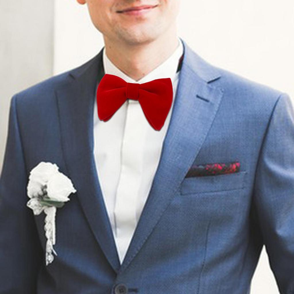 Elegant Velvet Bow Tie for Men - Sophisticated Neckwear Special Occasions