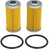 2X Fuel Filter CH15553 Compatible with John Deere 650 670 750 770 780 2210 4100 4110 4115 415 425 445 455 X495 X595 2020 2030 4X2 HPX 4X4 HPX 6X4