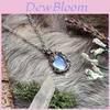 Vintage Thorns And Aurora Pendant Necklace For Women With Antique Silver Finish