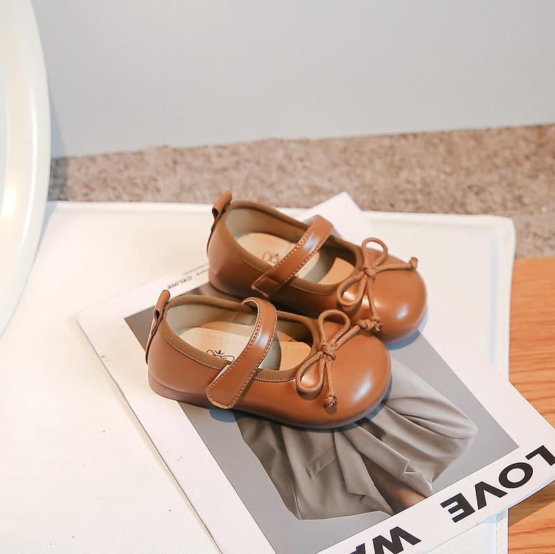 Small leather shoes 2025 spring and autumn new children's baby toddler Mary Jane girls Korean version shallow mouth princess shoes single shoes
