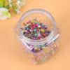 Quilting Pins with Beading Needles, Pin Cushion Bottle with Orange Fabric, Sewing Craft for Hijab, Sewing, Placemat, Dress Marking, 500 Pieces