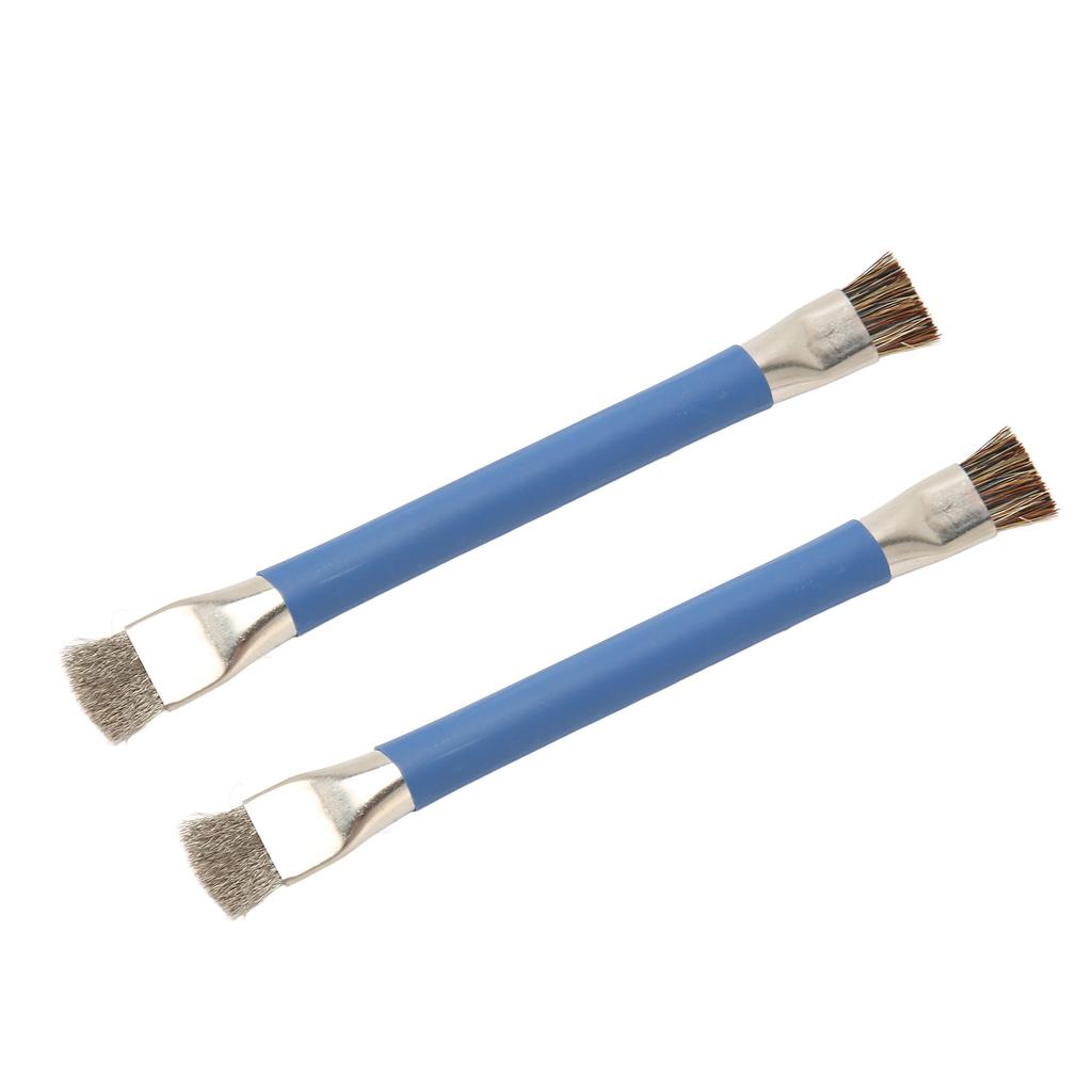 2Pcs Motherboard IC Cleaning Brush Double Head Antistatic Brushes for Mobile Phone Tablet PC