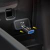 1 ks Nabíjecí adaptér do auta Typ-C na USB Konvertor Autopříslušenství Pro Mercedes-Benz C500 C200 C300 B C E GLA CLA GLK GL ML GLE Třída Autopříslušenství