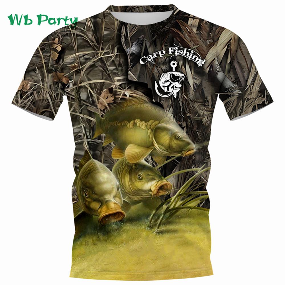 Summer Round Neck 3D Fish Graphic Printed Top Fashionable Casual Short Sleeved Children's Boy T-shirts