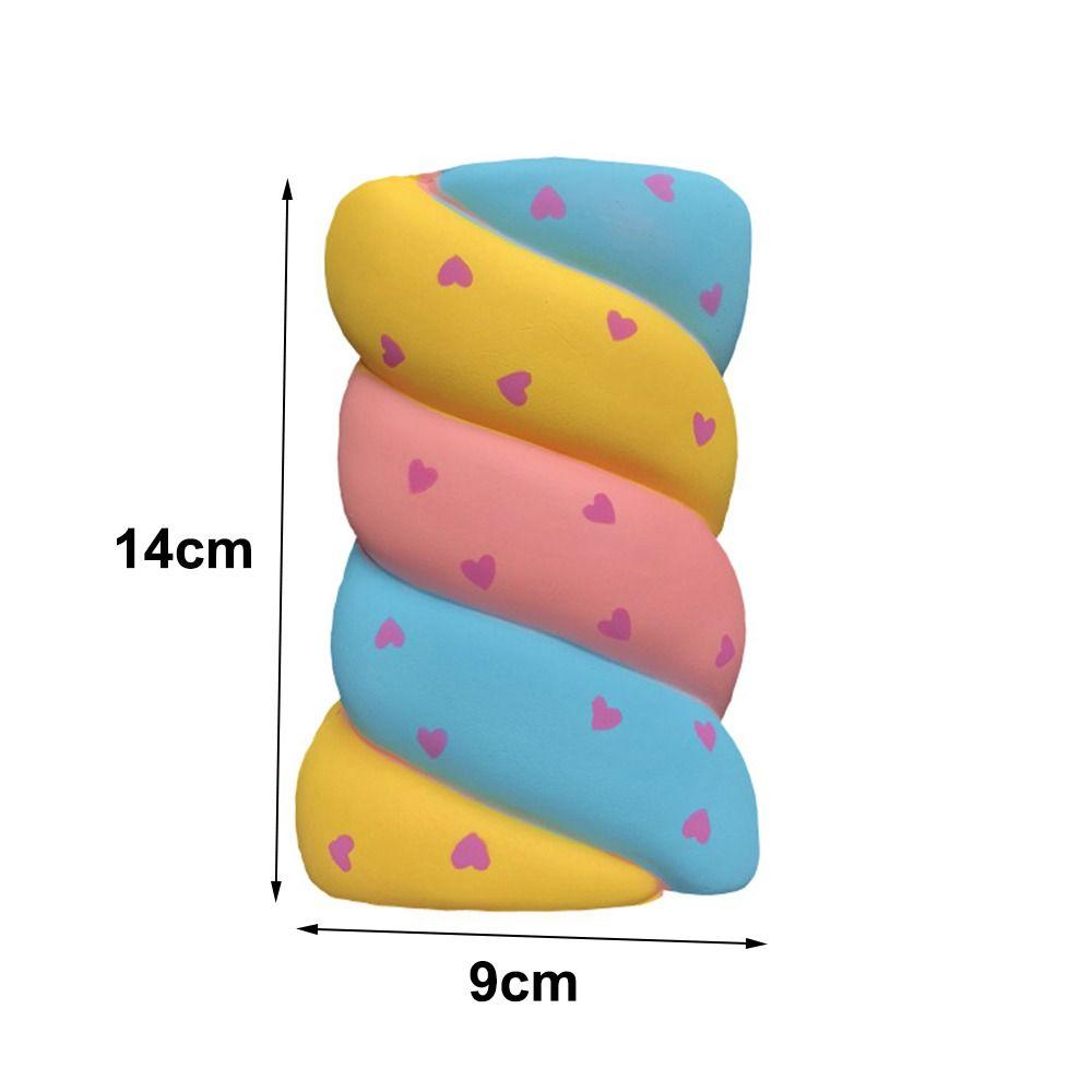 Cotton Candy Bread Squeeze Toy Soft Mochi Squish Foam Toy New Fidget Squeeze Toy  For Stress Relief