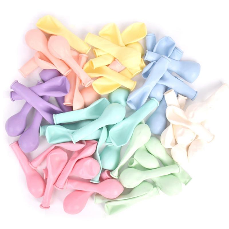 Macaron Balloons, 5-inch and 10-inch Round Thickened Latex Balloons, Wedding Party Supplies, Birthday and Wedding Decorations
