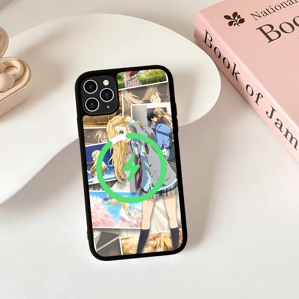 Your Lie In April For Magsafe Phone Case For IPhone 17 Air 16 15 14 13 12 11 Pro Max Plus Shockproof Cover