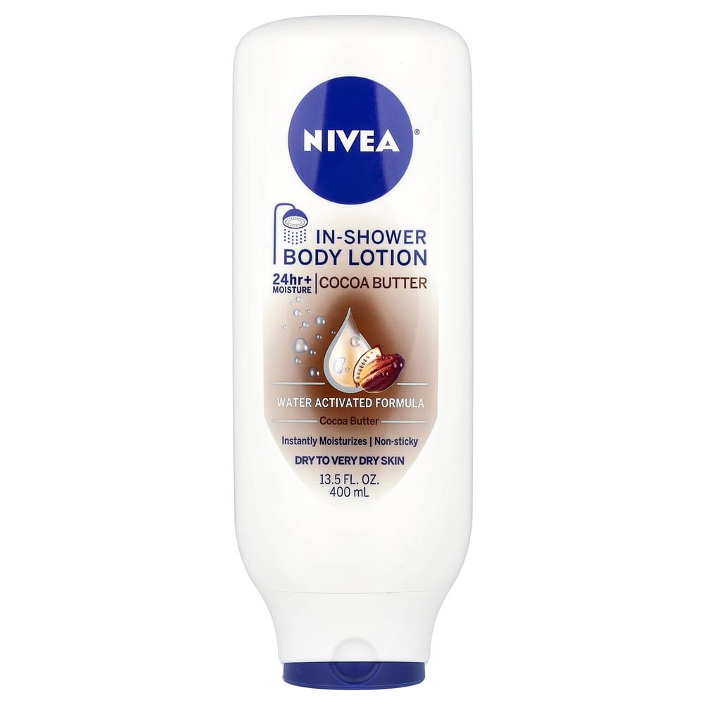 NIVEA In-Shower Body Lotion Cocoa Butter 13.5 fl oz (400 ml) 400ml - 1 ea