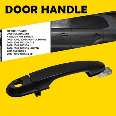 Exterior Door Handle For 2005-2009 Hyundai Tucson Front LH Driver Primed Plastic