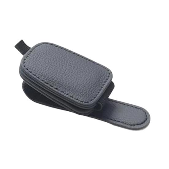 

Universal Car Sun Visor Sunglasses Holder Plastic Clip for Eyeglasses Multi-Functional Storage Organizer for Card And Bill чёрный