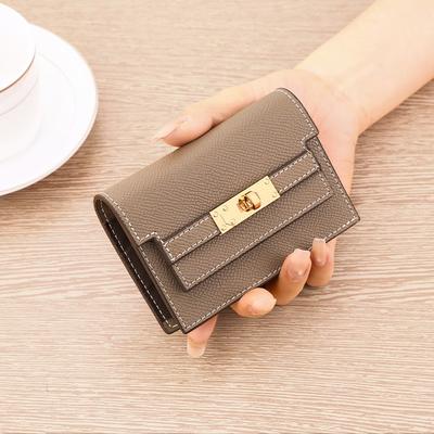 Womens Slim Mini Wallet With Multiple Card Slots Lightweight Leather Purse Daily Use