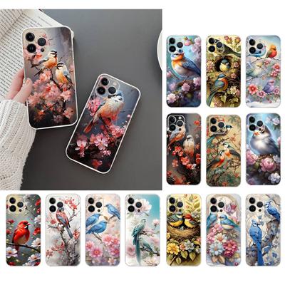 Birds Phone Case For Iphone 15 14 Pro Max 13 12 11 Pro Max XSMax XR 12 13 Mini 14 Plus