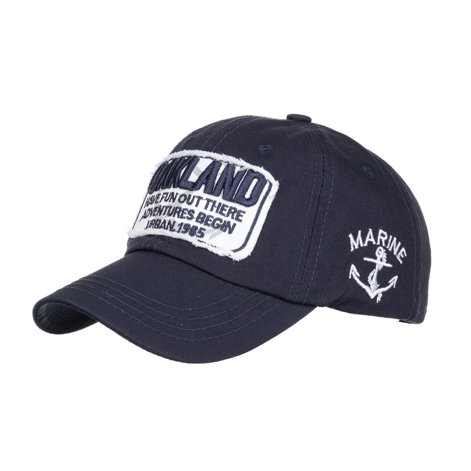 

Кепка с вышивкой весна лето осень новая мода солнцезащитный козырек хлопковая бейсболка для мужчин и женщин Adjustable тёмно-синий