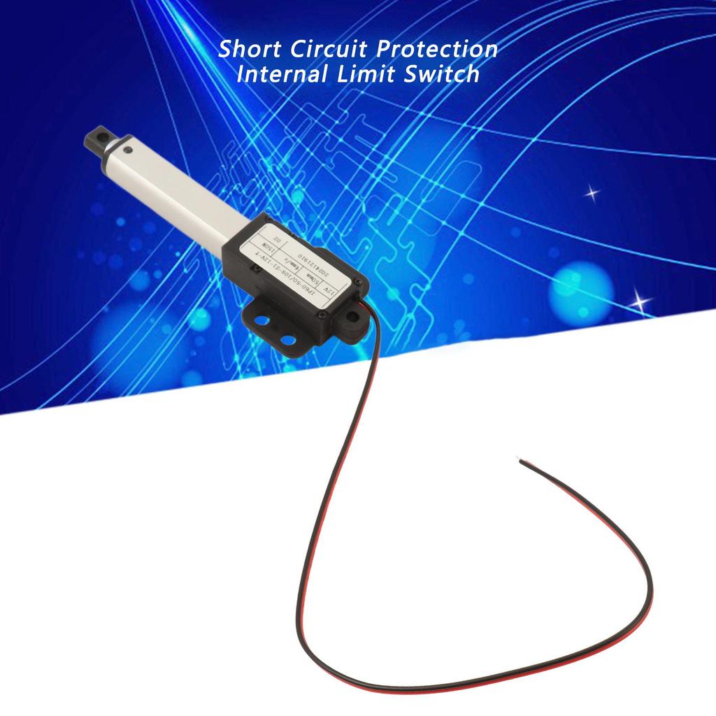Linear Actuator 50mm 12v DC Low Noise Internal Limit Switch Mini Electric Linear Actuator Motor for