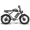 Bluvall K10 Elektrofahrrad Spitze 3000W Doppelmotor 52V 43Ah Doppelbatterie 20 Zoll Dicke Reifen Vollfederung E-Bike für Erwachsene