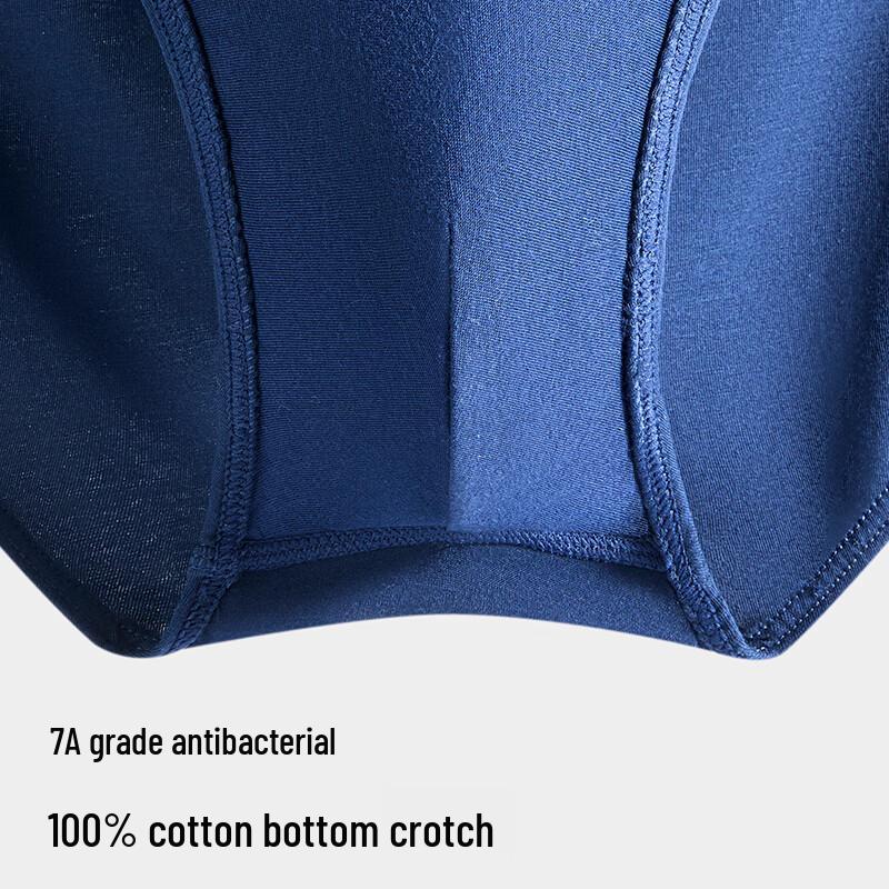 Goldlion Men's 7A Antibacterial Pure Cotton Briefs 3-Pack