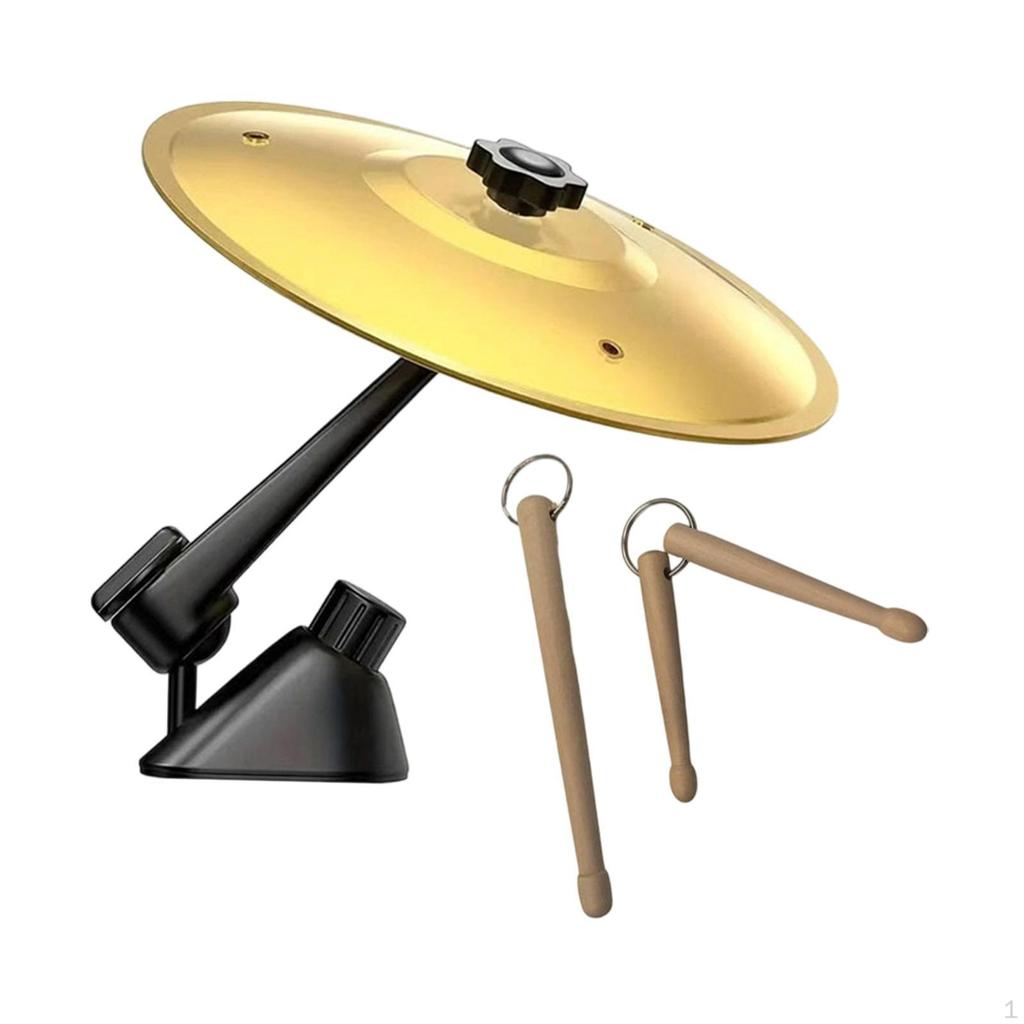 Car Cymbal for Air Vent Crash Fun Fits Most Vehicles Mini Symbol Drum