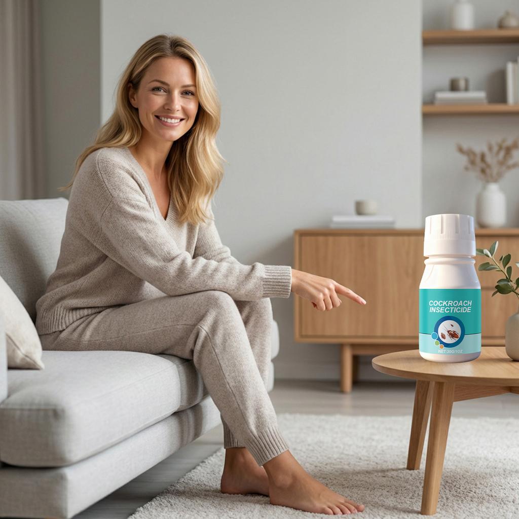 Insecticide Powder, Suitable For Indoor Use In Kitchens And Living Rooms To Kill Cockroaches, Ants, And Other ; A Household Hygienic Insecticide30g