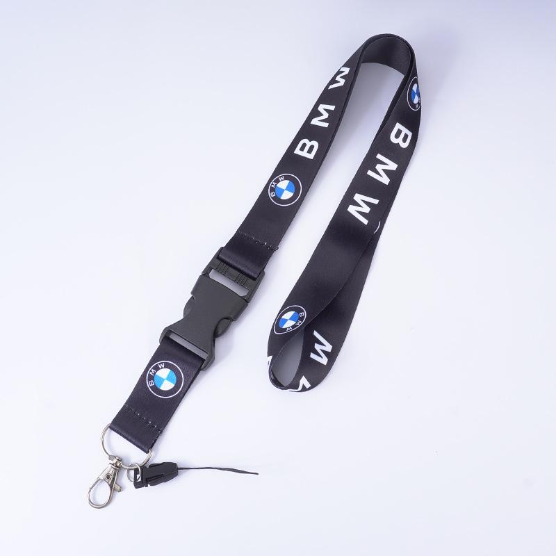 QDSY1 Gift Pendant Keychain Neck Strap Lanyard Motorcycle Car Mobile Phone Keychain Accessory For BMW F30 F10 E90 F20 E46 E60 E70 E39