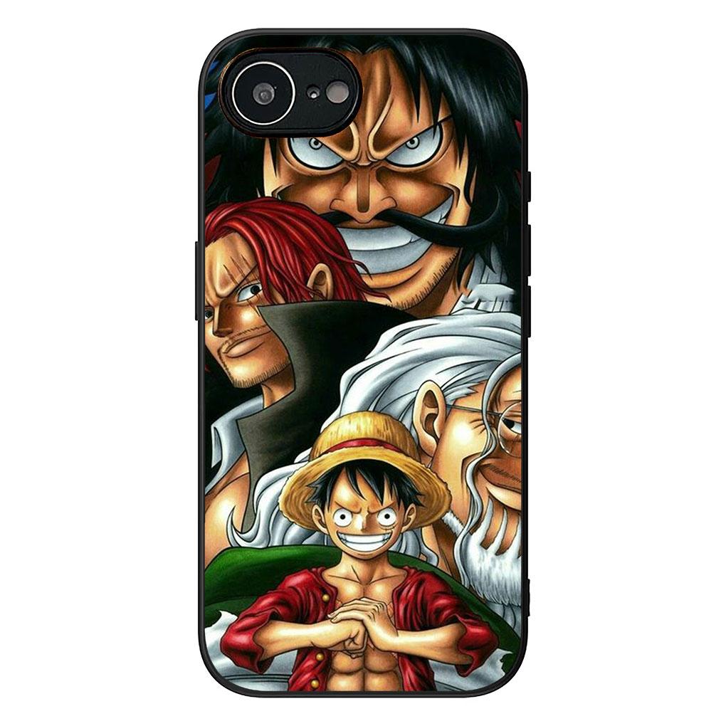 Cover for Apple iPhone 17 16 14 15 Pro Max Plus 15+ 16E XR ProMax Air + Coque Phone Case Poster Shanks Red Hair One Luffy Piece