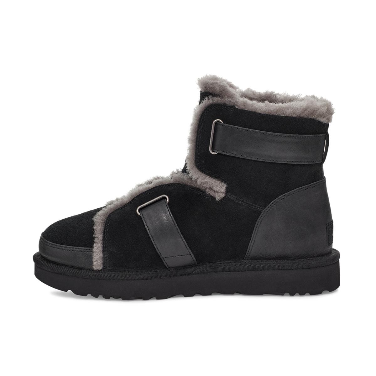 (WMNS) UGG Dune Mini Buckle Boot Fleece Lined Black Women s 1119431-BLK EU 36