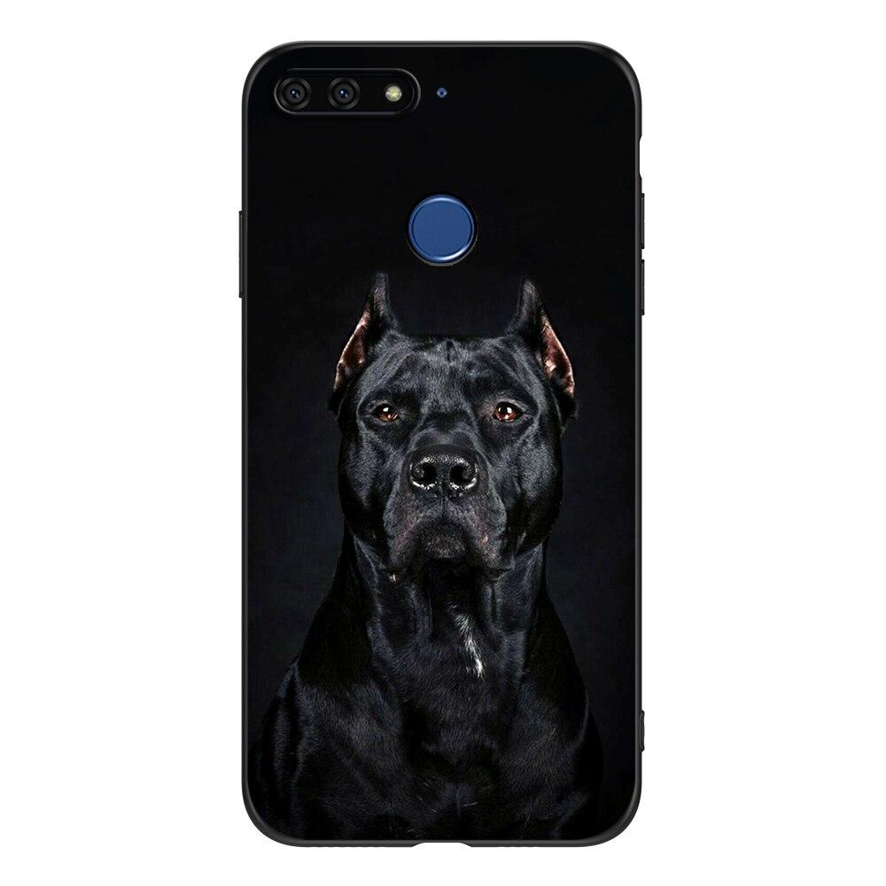 For Honor 7C 5.7 Inch Case Soft Back Cover Phone Case For Huawei Honor 7c Aum-L41 Silicon Black Tpu Case Lion Wolf Tiger Dragon
