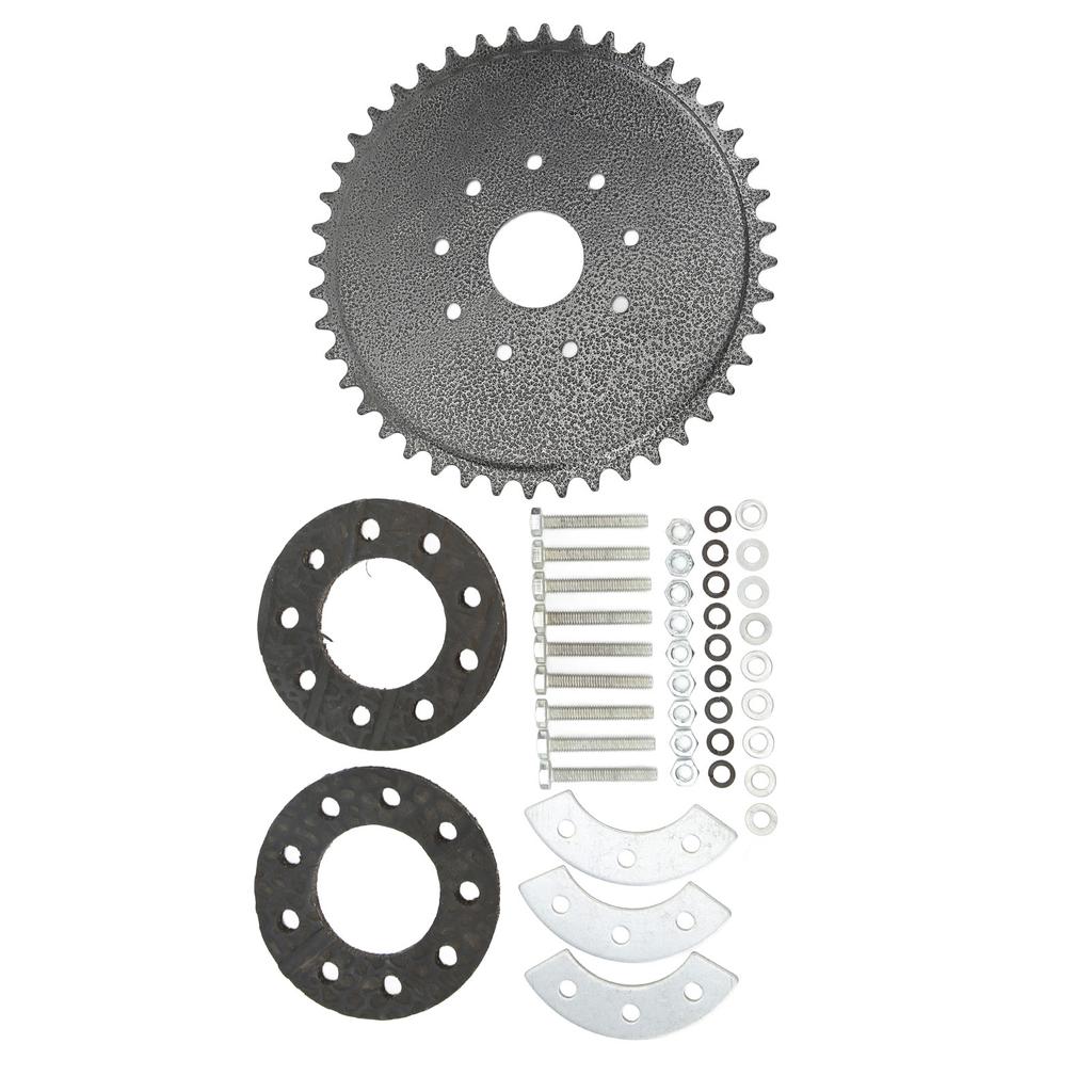 44 Tooth Sprocket with Mount Kit 9 Holes Better Transmission Performance for 50cc 66cc 80cc Motor Gas Engine