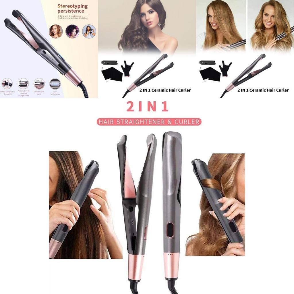 Professional 31mm Diameter Ceramic Curling Wand With 10 Temperature Settings For All Hair Types