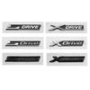 ABS Car XDrive SDrive Logo Emblem Badge Rear Boot Trunk Sticker Side Fender Decals For BMW 3 4 5 6 7 Series X1 X3 X5 X6 M3