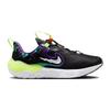 Nike Run Flow SE GS Breathable Low Top Kids' Running Shoes Black Green Unisex Sneakers DZ4490-001