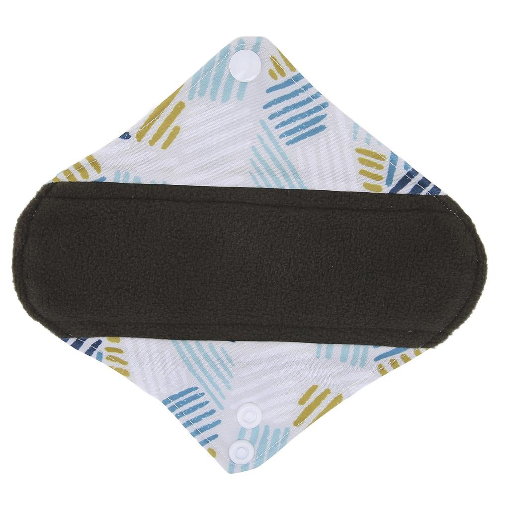 Reusable Menstrual Pads Washable Bamboo Charcoal Cloth Leakproof Feminine Sanitary Pads Pads for