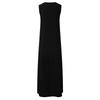 Fashion Deep V Neck Solid Color Sleeveless Long Dress Comfortable Breathable High Recognition Elegant Slimming Flattering Fit