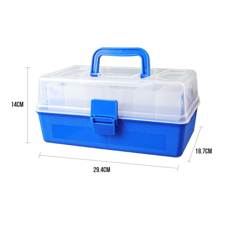 ODM Larger Volume Multi-Layer Fishing Tackle Box Multi-Function Fishing Lure Box Portable Plastic Fishing Accessories Tackle Box