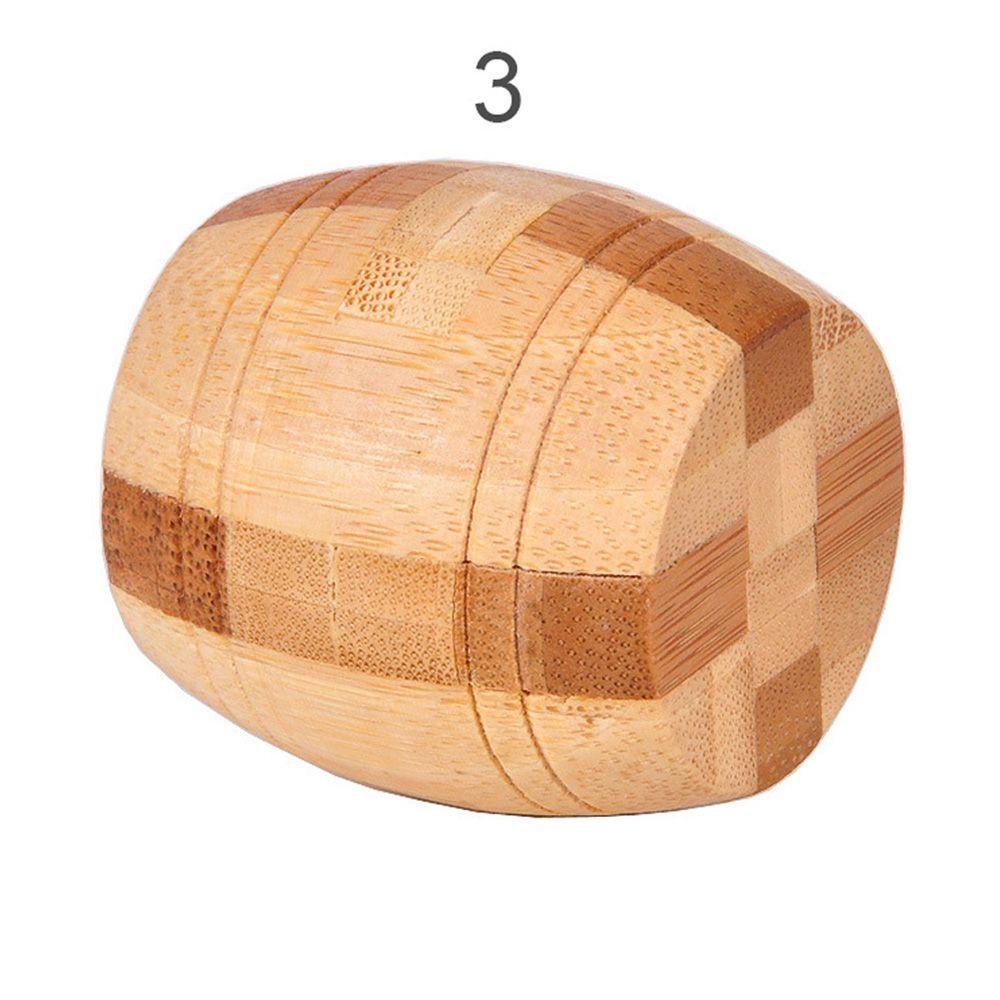 Bamboo IQ For Adults Kids Children Interlocking Puzzle Toy Brain Teaser Classic Toys Kong Ming Lock