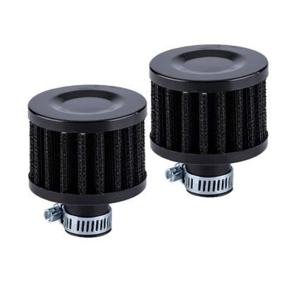 2 Stück Entlüftungs-Luftfilterabdeckung Entlüftungsfilter Lufteinlass Kurbelgehäuseentlüftungsventil 12mm/0.47" 2er-Pack