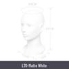 Multifunctional Display Mannequin Head for Spray Paint Hat, Bow Tie, Glasses, and Mask Props