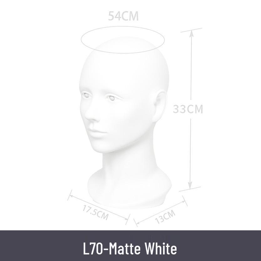 Multifunctional Display Mannequin Head for Spray Paint Hat, Bow Tie, Glasses, and Mask Props