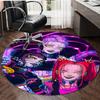1pc KPop Demon Hunters13 Design Printed Area Round Carpet for Bedroom Living Room Home Decor Rugs Mat Non Slip Mat Rug for Bedside